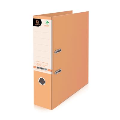 แฟ้มสันกว้าง 3นิ้ว ตราช้าง 2100F แอปริคอต(ส้มพาสเทล)