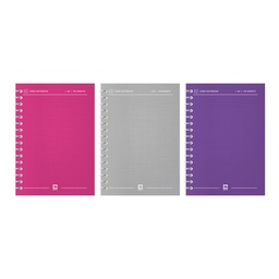 [5870530] สมุดโน้ตสันลวด A5 70แกรม คละสี (150แผ่น) ตราช้าง WP-101