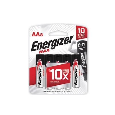ถ่าน MAX AA (แพ็ค8ก้อน) Energizer E91