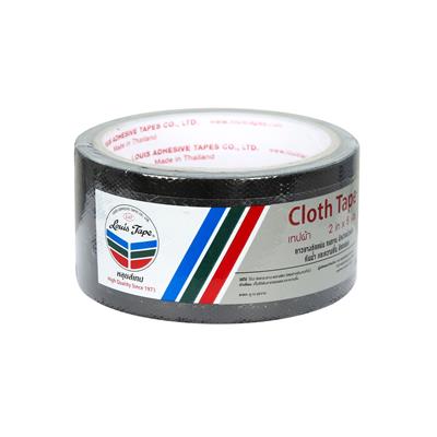 เทปผ้า 2นิ้วx8หลา ดำ หลุยส์